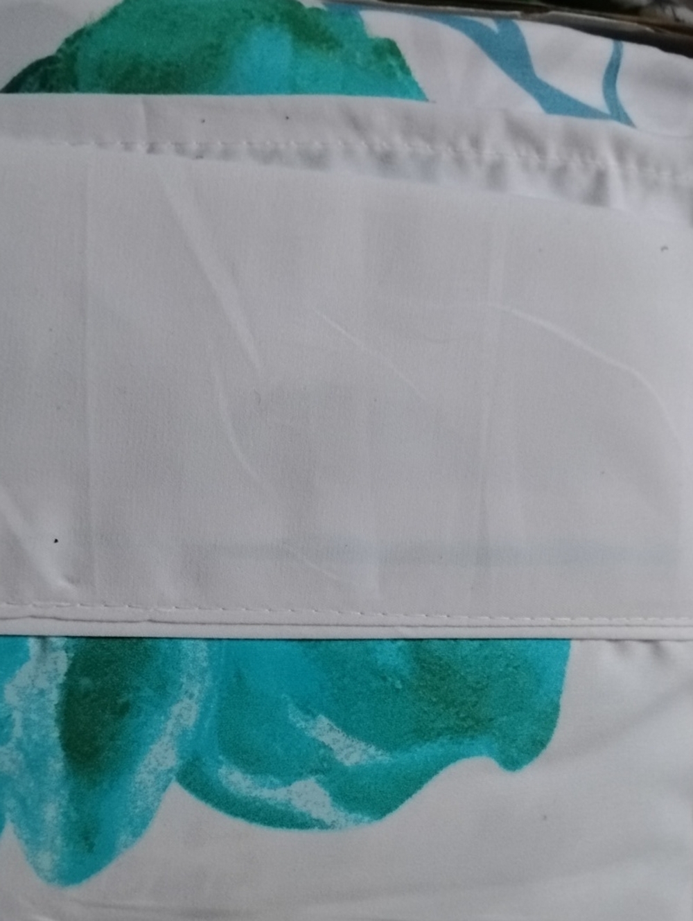 New Balance Turquoise and White Floral Duvet Cover